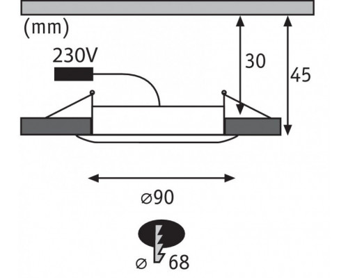 Сделать заказ Влагозащищенный светильник Paulmann 99943| VIVID-LIGHT.RU