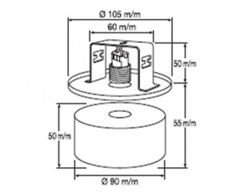 Заказать Встраиваемый светильник Gumarcris 1651OR| VIVID-LIGHT.RU
