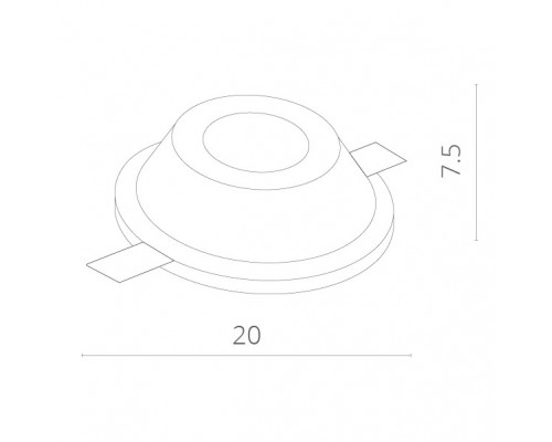 Купить Встраиваемый светильник ARTE Lamp A9270PL-1WH| VIVID-LIGHT.RU