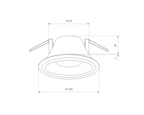 Купить Встраиваемый светильник Elektrostandard 7012 MR16 WH белый| VIVID-LIGHT.RU