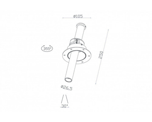 Оформить заказ Встраиваемый светильник Donolux DL18151R9W1B| VIVID-LIGHT.RU