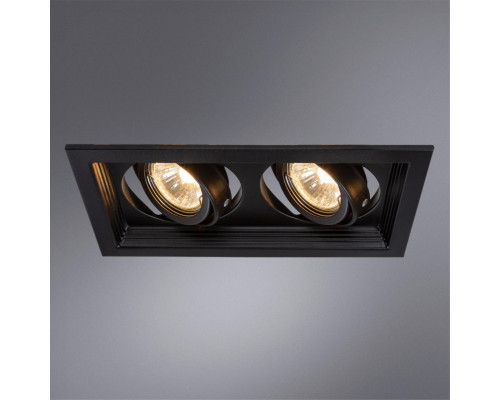Купить Встраиваемый светильник ARTE Lamp A6661PL-2BK| VIVID-LIGHT.RU