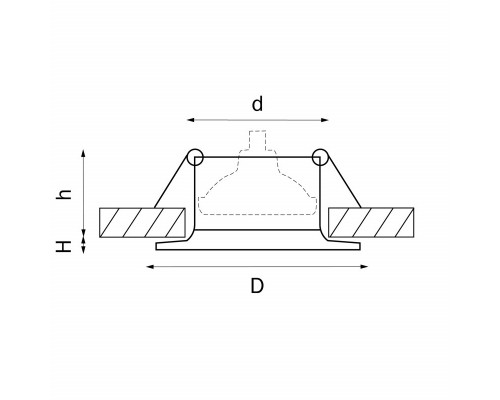 Заказать Встраиваемый светильник Lightstar 010027| VIVID-LIGHT.RU