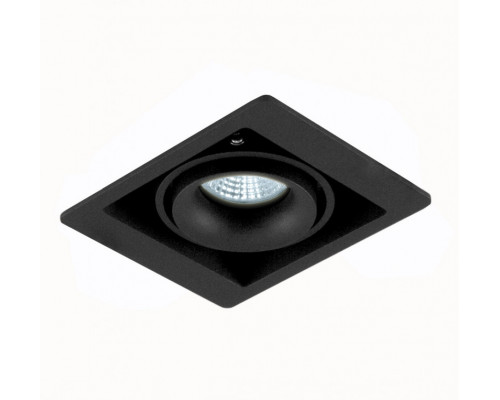 Сделать заказ Встраиваемый светильник Donolux DL18615/01WW-SQ Shiny black/Black| VIVID-LIGHT.RU