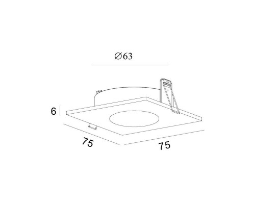 Заказать Встраиваемый светильник Denkirs DK2031-WH| VIVID-LIGHT.RU