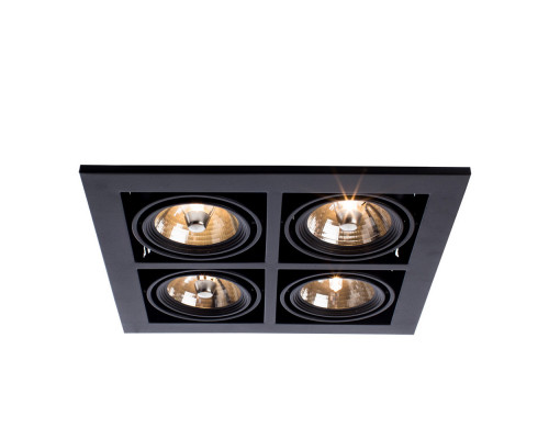 Купить Встраиваемый светильник ARTE Lamp A5930PL-4BK| VIVID-LIGHT.RU