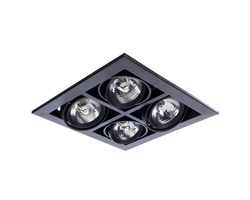 Купить Встраиваемый светильник ARTE Lamp A5930PL-4BK| VIVID-LIGHT.RU