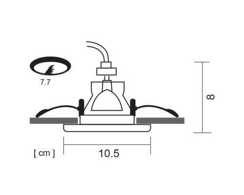 Оформить заказ Встраиваемый светильник ARTE Lamp A6667PL-1WH| VIVID-LIGHT.RU