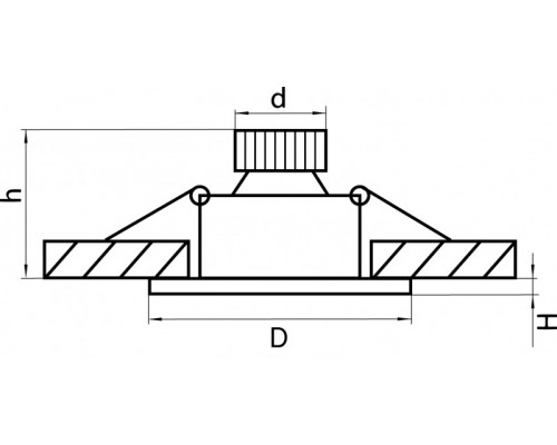 Купить Встраиваемый светильник Lightstar 070012| VIVID-LIGHT.RU
