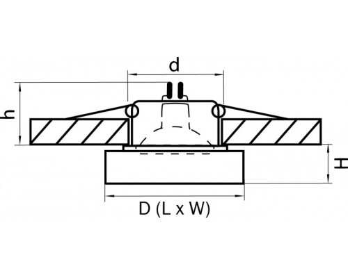 Оформить заказ Встраиваемый светильник Lightstar 006114| VIVID-LIGHT.RU
