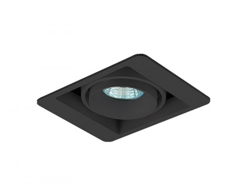 Купить Встраиваемый светильник Donolux DL18615/01WW-SQ Shiny black/Black| VIVID-LIGHT.RU