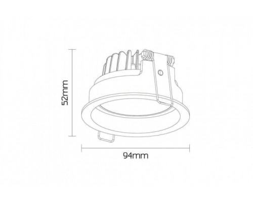 Сделать заказ Встраиваемый светильник Donolux DL20100R10W1W| VIVID-LIGHT.RU