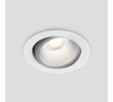 Встраиваемый светильник Elektrostandard 15267/LED 7W 4200K WH/SL белый/серебро
