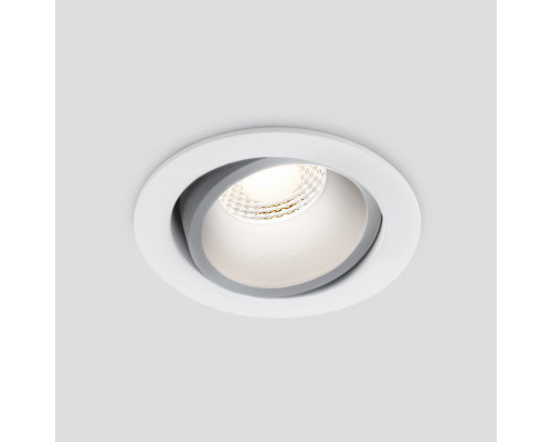 Оформить заказ Встраиваемый светильник Elektrostandard 15267/LED 7W 4200K WH/SL белый/серебро| VIVID-LIGHT.RU