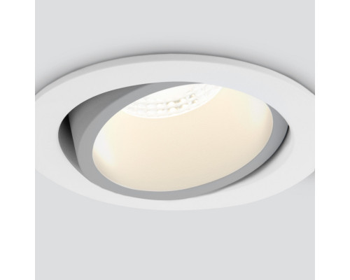 Оформить заказ Встраиваемый светильник Elektrostandard 15267/LED 7W 4200K WH/SL белый/серебро| VIVID-LIGHT.RU