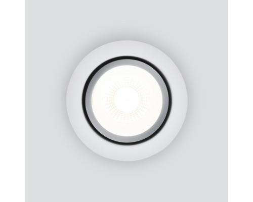 Оформить заказ Встраиваемый светильник Elektrostandard 15267/LED 7W 4200K WH/SL белый/серебро| VIVID-LIGHT.RU
