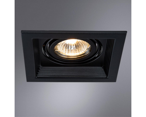 Купить Встраиваемый светильник ARTE Lamp A6661PL-1BK| VIVID-LIGHT.RU