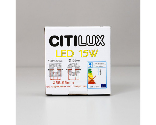 Заказать Встраиваемый светильник Citilux CLD53K15N| VIVID-LIGHT.RU