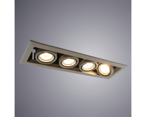 Оформить заказ Встраиваемый светильник ARTE Lamp A5941PL-4GY| VIVID-LIGHT.RU