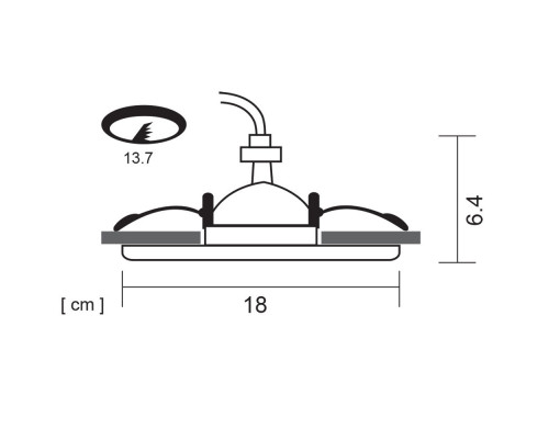 Оформить заказ Встраиваемый светильник ARTE Lamp A6664PL-1WH| VIVID-LIGHT.RU