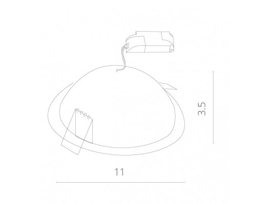 Оформить заказ Встраиваемый светильник ARTE Lamp A7008PL-1WH| VIVID-LIGHT.RU