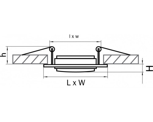 Сделать заказ Встраиваемый светильник Lightstar 011621| VIVID-LIGHT.RU