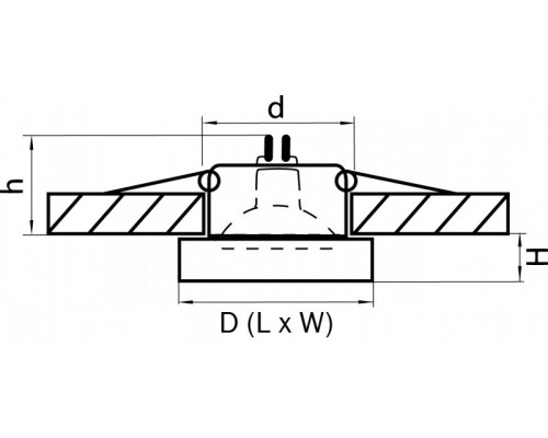 Сделать заказ Встраиваемый светильник Lightstar 006160| VIVID-LIGHT.RU