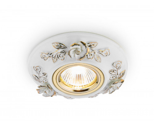 Оформить заказ Встраиваемый светильник Ambrella Light D5503 W/GD| VIVID-LIGHT.RU