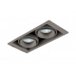 Встраиваемый светильник Donolux DL18615/02WW-SQ Silver Grey/Black