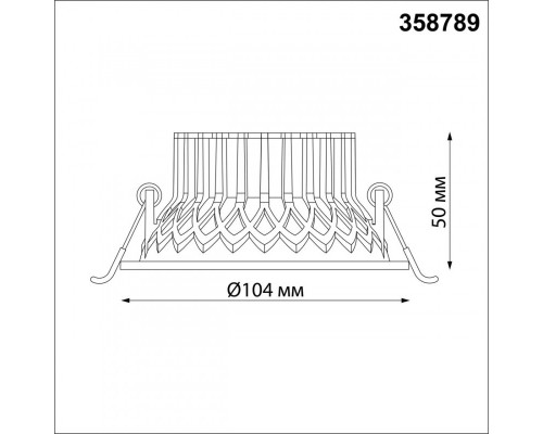 Заказать Встраиваемый светильник Novotech 358789| VIVID-LIGHT.RU