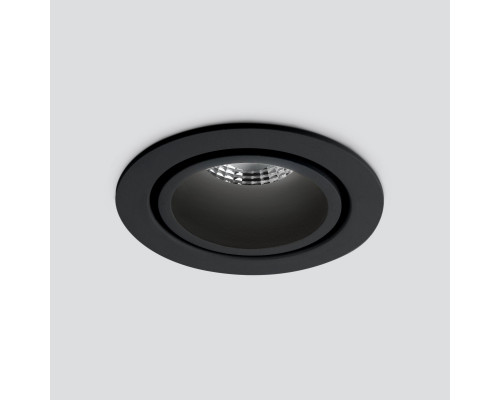 Оформить заказ Встраиваемый светильник Elektrostandard 15267/LED 7W 4200K BK/BK черный/черный| VIVID-LIGHT.RU