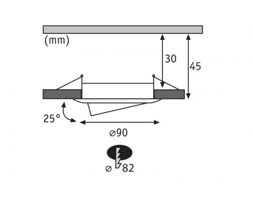 Заказать Встраиваемый светильник Paulmann 92832| VIVID-LIGHT.RU