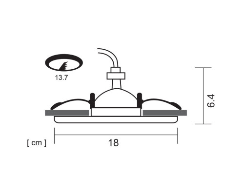 Заказать Встраиваемый светильник ARTE Lamp A6664PL-1GY| VIVID-LIGHT.RU