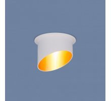 Встраиваемый светильник Elektrostandard 7005 MR16 WH/GD белый/золото