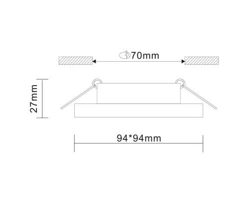 Купить Встраиваемый светильник ST-Luce ST205.418.01| VIVID-LIGHT.RU