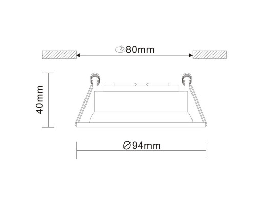 Сделать заказ Встраиваемый светильник ST-Luce ST208.508.01| VIVID-LIGHT.RU