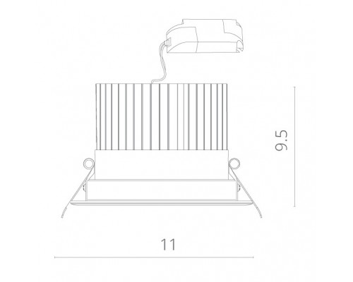 Сделать заказ Встраиваемый светильник ARTE Lamp A3310PL-1WH| VIVID-LIGHT.RU