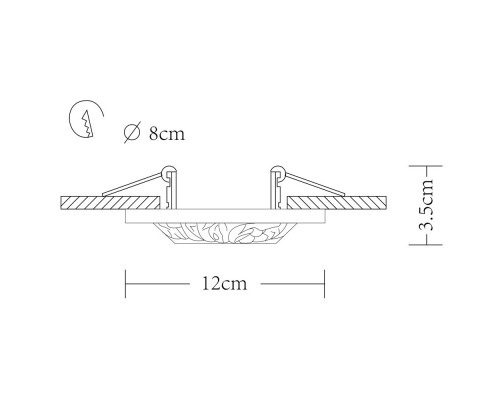 Оформить заказ Встраиваемый светильник ARTE Lamp A5074PL-1WH| VIVID-LIGHT.RU