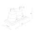 Оформить заказ Встраиваемый светильник ARTE Lamp A7007PL-2BK| VIVID-LIGHT.RU