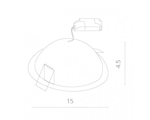 Купить Встраиваемый светильник ARTE Lamp A7012PL-1WH| VIVID-LIGHT.RU