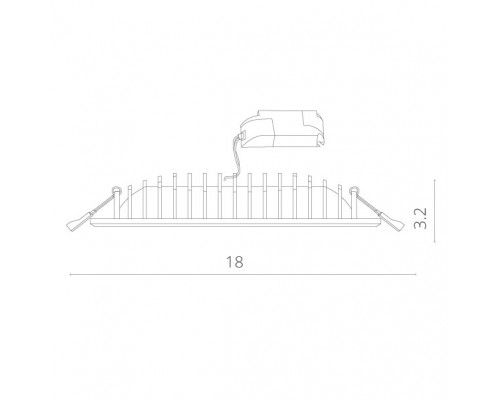Купить Встраиваемый светильник ARTE Lamp A7207PL-2WH| VIVID-LIGHT.RU