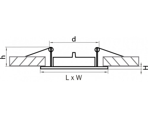 Сделать заказ Встраиваемый светильник Lightstar 011945| VIVID-LIGHT.RU