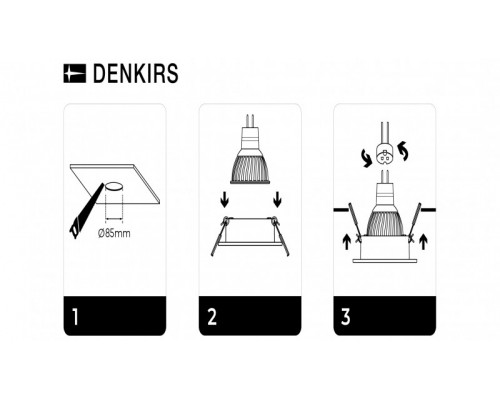 Сделать заказ Встраиваемый светильник Denkirs DK3026-WH| VIVID-LIGHT.RU