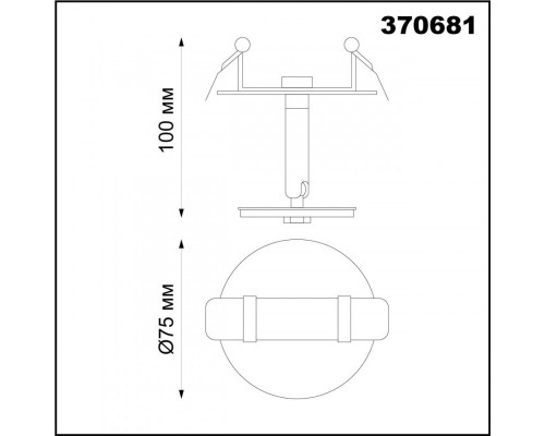 Оформить заказ Встраиваемый светильник Novotech 370681| VIVID-LIGHT.RU
