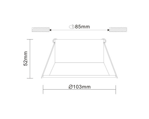 Купить Встраиваемый светильник ST-Luce ST207.408.01| VIVID-LIGHT.RU