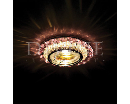 Заказать Встраиваемый светильник Donolux DL062.02.1/9 crystal/rose| VIVID-LIGHT.RU