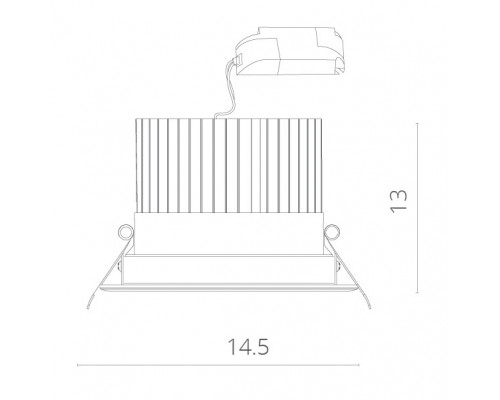 Оформить заказ Встраиваемый светильник ARTE Lamp A3315PL-1WH| VIVID-LIGHT.RU