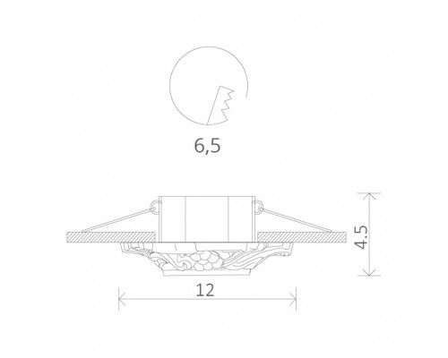 Оформить заказ Встраиваемый светильник ARTE Lamp A5285PL-1WG| VIVID-LIGHT.RU