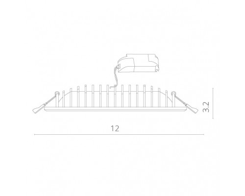 Заказать Встраиваемый светильник ARTE Lamp A7243PL-2WH| VIVID-LIGHT.RU