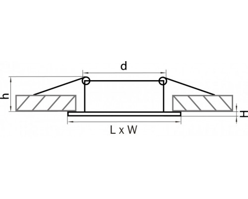 Купить Встраиваемый светильник Lightstar 011035| VIVID-LIGHT.RU